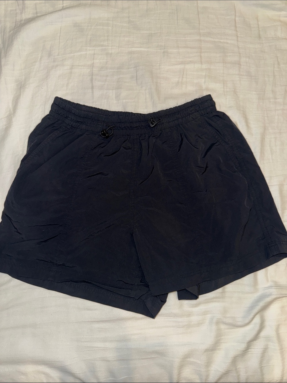 Uniqlo Navy Athletic Elastic-Waist Shorts